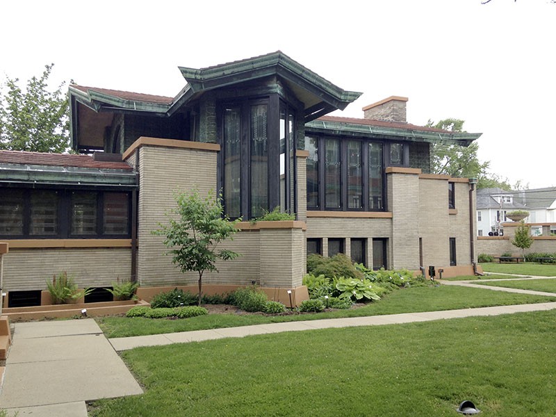 Frank Lloyd Wright designed the Dana-Thomas House for one of Springfield's top socialites. - PHOTO BY DOYLE MURPHY