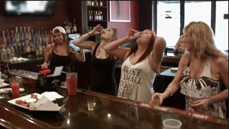 Bartenders at City BIstro: Whatever gets you through the night. - image via YouTube