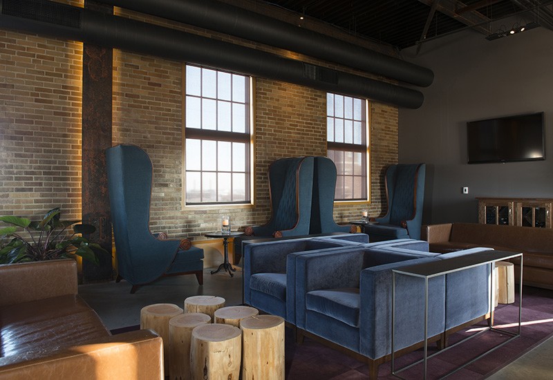 The lounge at Element could help anyone close the deal. - PHOTO BY COREY WOODRUFF