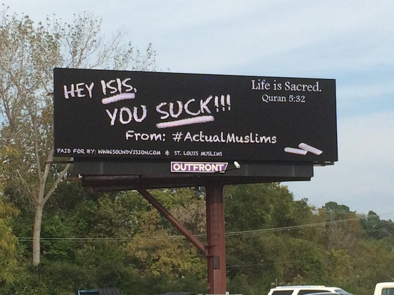 St. Louis Muslims Tell ISIS "You Suck"