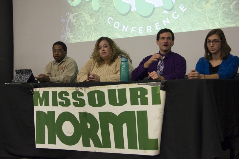 During the 2016 Missouri Cannabis Conference, John Payne (center) talked up the possibility of a medical marijuana ballot initiative in 2018. - PHOTO BY DANNY WICENTOWSKI