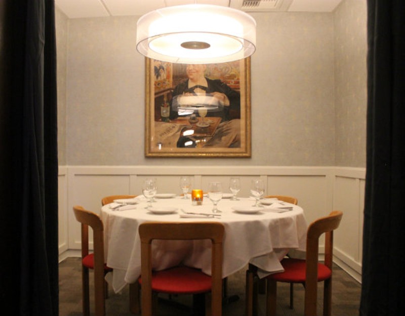 One of Herbie's small private dining spaces. - Cheryl Baehr