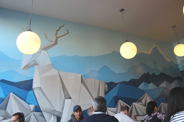 The mural was painted by Chelsea Ritter-Soronen. - Photo by Lauren Milford