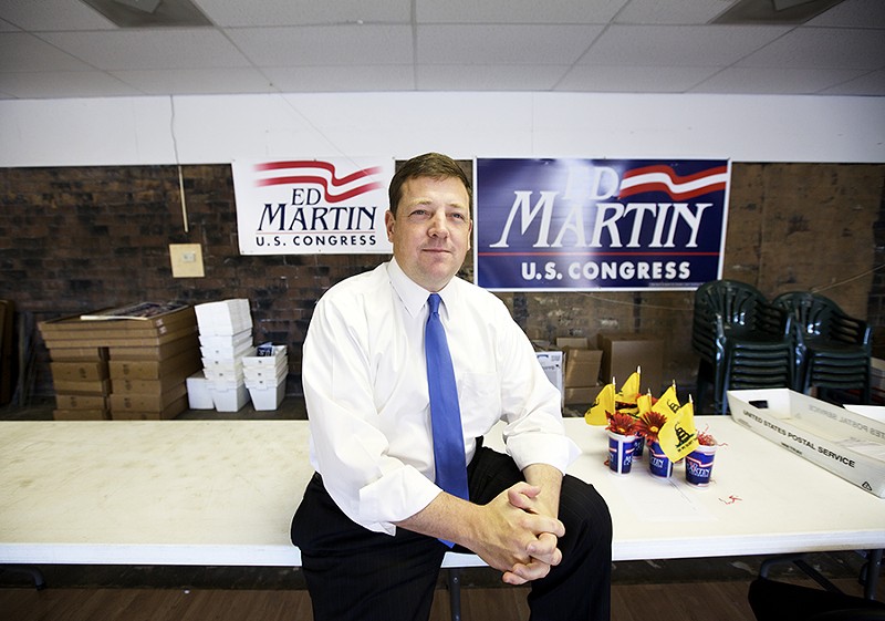 Ed Martin earned a rare Tea Party endorsement in his run for Congress. - PHOTO BY JENNIFER SILVERBERG