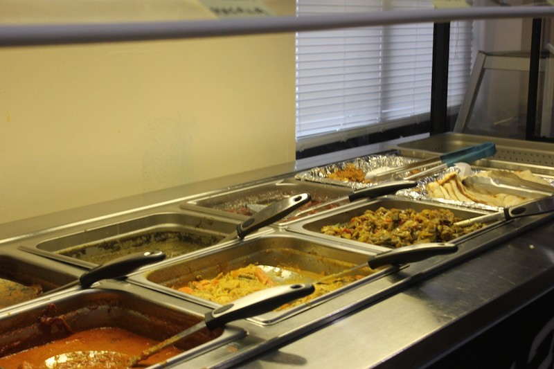 A buffet features all the normal Indian standards, along with a salad bar featuring tossed salads in addition to the usual raitas and sauces. - PHOTO BY SARAH FENSKE