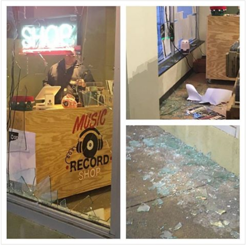 Music Record Shop Targeted in Grand Center Smash-and-Grab
