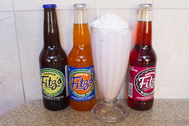 The drink selection includes Fitz's sodas, milkshakes and more. - PHOTO BY MABEL SUEN