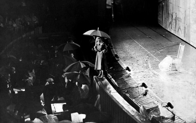 Debbie Reynolds, fittingly, sings one of the songs that made her career during a rain delay at the Muny. - PHOTO COURTESY OF THE MUNY