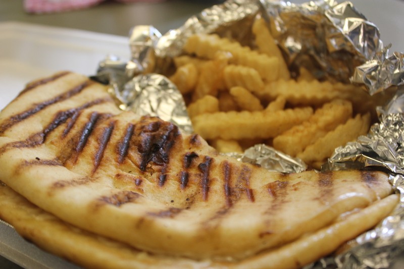 The Hawaiian chicken panini includes pineapple and comes in a flatbread. - SARAH FENSKE