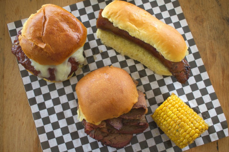 Mann Meats offers smokehouse classics including burgers, brisket and brats. - CHERYL BAEHR