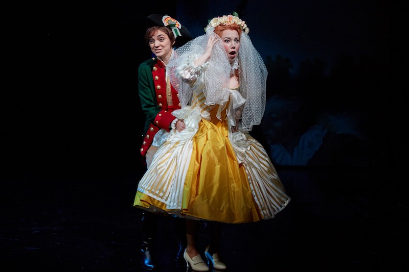 As Cherubino and the Countess Rosina, Samantha Gossard, left, and Susannah Biller are both standouts. - ERIC WOOLSEY