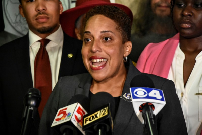 St. Louis Circuit Attorney Kim Gardner says she did nothing wrong in the investigation of ex-Governor Eric Greitens. - DOYLE MURPHY