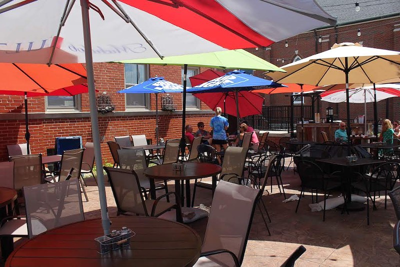 About 85 people can sit on the cafe's patio. - KATIE COUNTS