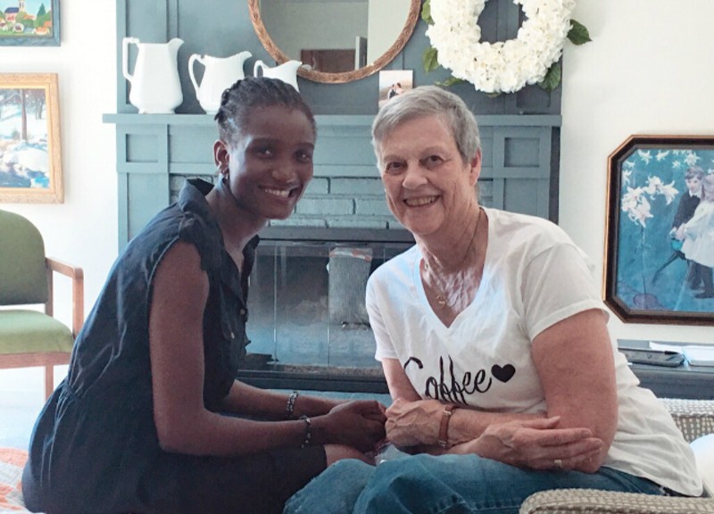 Pat Price and Annie Mbale became unlikely but happy roommates. - COURTESY ANNIE MBALE