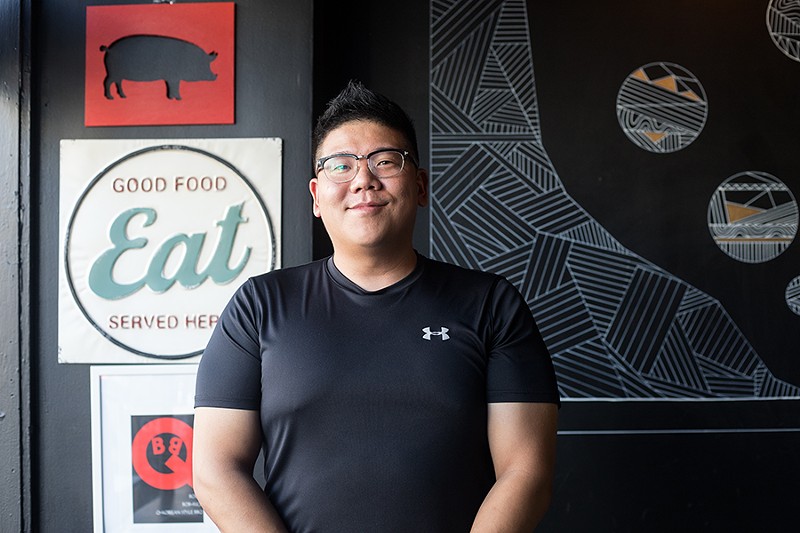 BoBQ chef and co-owner Victor Jang, who runs the restaurant with his wife, Moon Kim. - MABEL SUEN