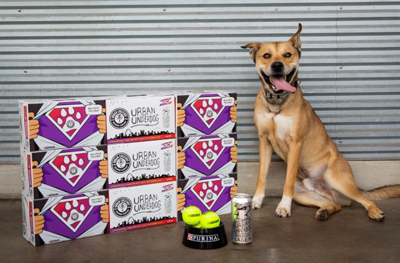 Proceeds for the American lager benefit local pet shelters. - Courtesy Urban Chestnut Brewing Co.