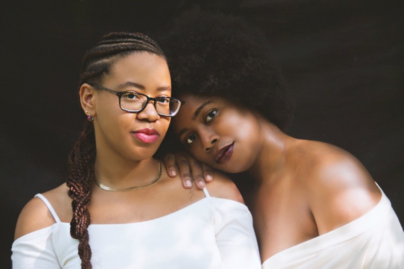 Rafaella Fiallo (left) and Dalychia Saah are trying to foster a more sex-positive black community. - ERICA JONES