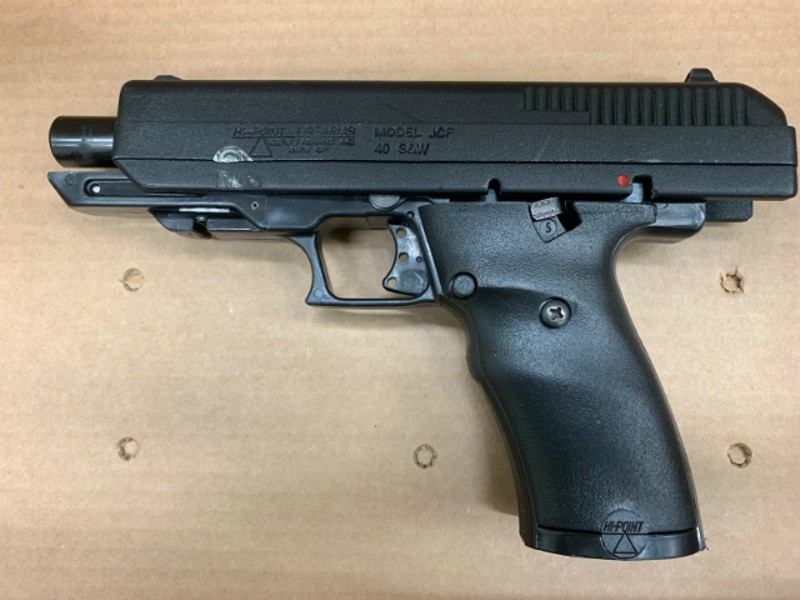 St. Louis County police say this gun was recovered after the shooting. - COURTESY ST. LOUIS COUNTY POLICE