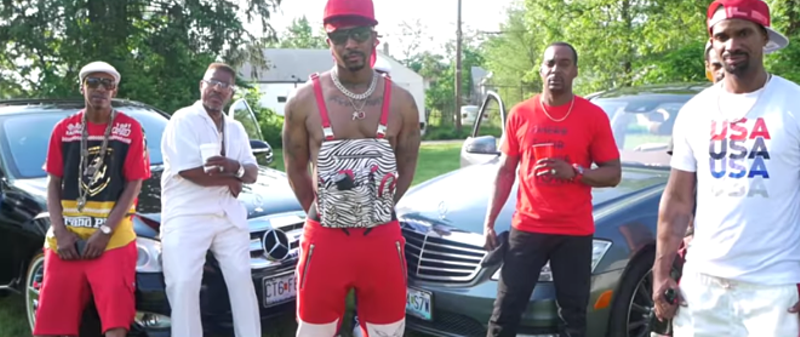 Chingy's sartorial choices mark just one of the elements of his new video that the internet has seen fit to mercilessly ridicule. - SCREENSHOT FROM THE VIDEO BELOW