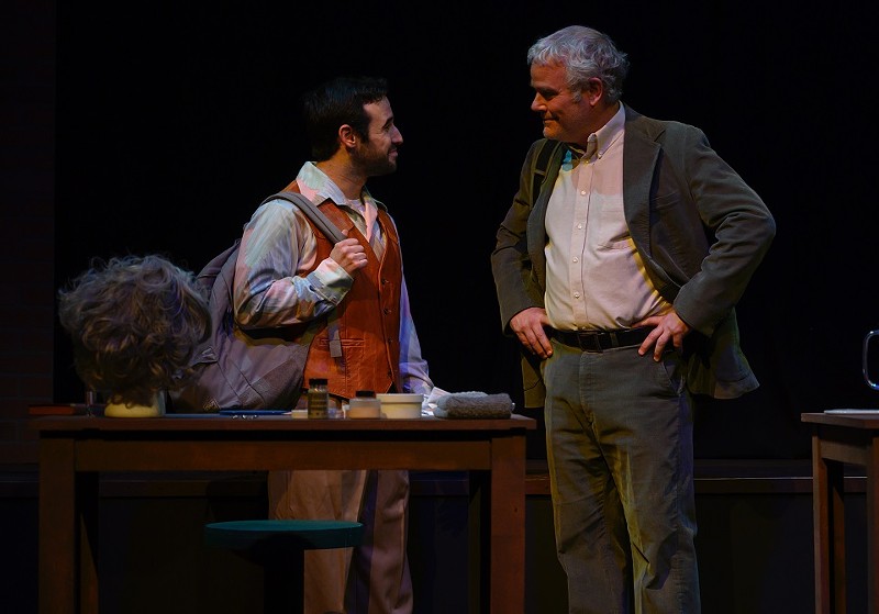 Ryan Lawson-Maeske and William Roth in A Life in the Theatre. - PATRICK HUBER