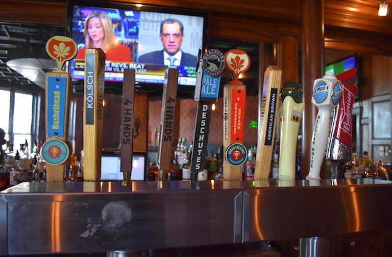 There's plenty of local craft beer served here, too. - LIZ MILLER