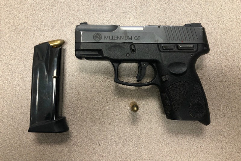 Police say they recovered this gun after arresting Neilsen. - COURTESY ST. LOUIS POLICE