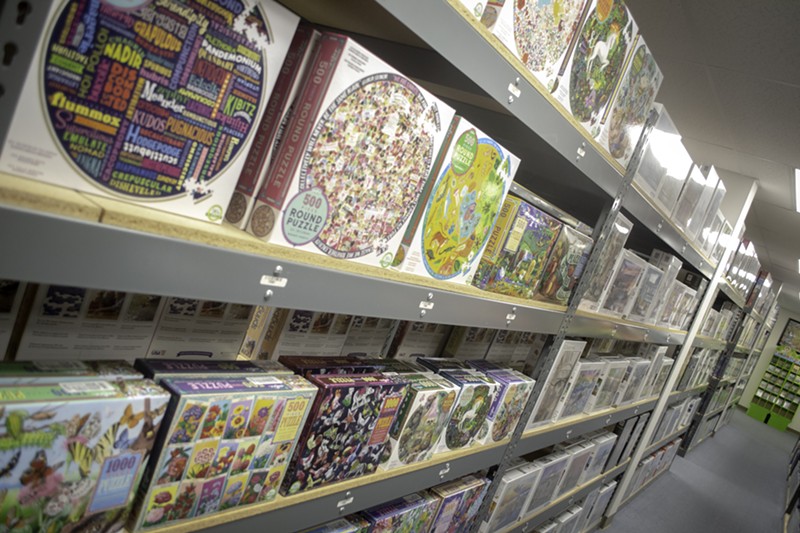 The Puzzle Warehouse has more than 10,000 puzzles and plenty of board games to keep you entertained. - Puzzle Warehouse