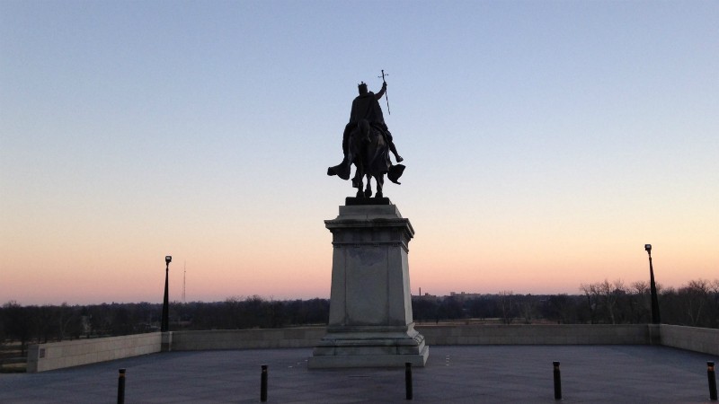 The worst of St. Louis monuments to bad men may be the Art Hill bronze of the city's namesake. - DOYLE MURPHY