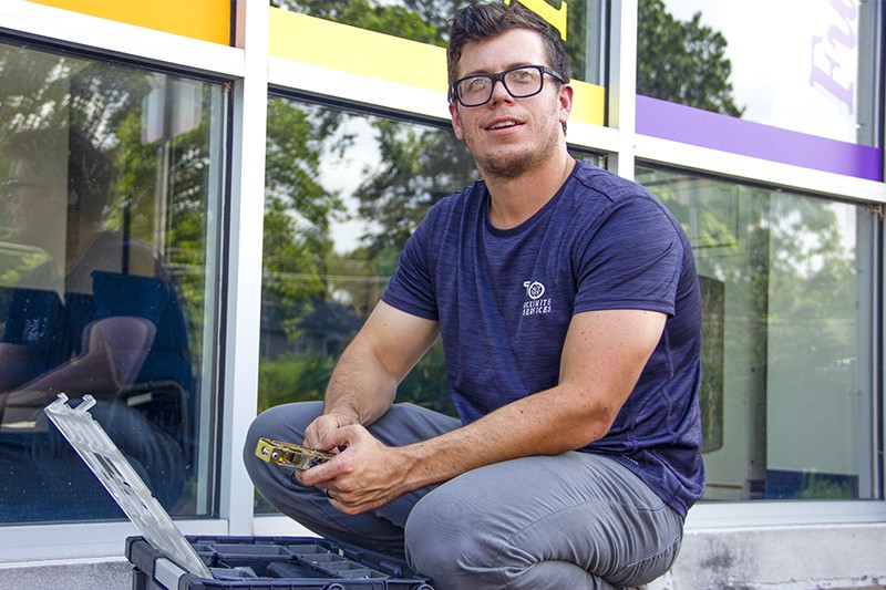 Furman's new career, locksmithing, may not be as lucrative as drug-smuggling, but it's far safer. - DANNY WICENTOWSKI
