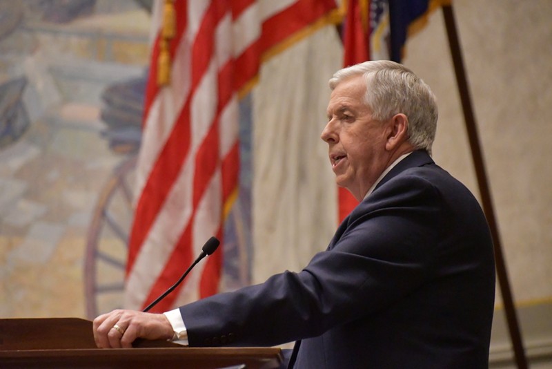 Missouri Gov. Mike Parson delivered his State of the State address on Jan. 27, 2021 - OFFICE OF MISSOURI GOVERNOR