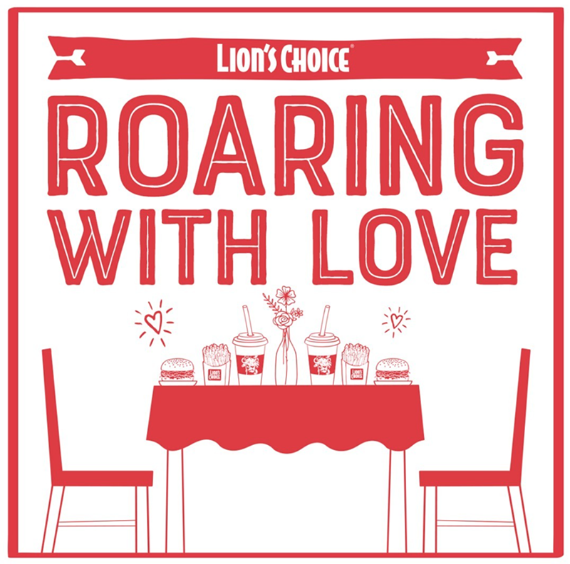 Winners of "Roaring With Love" will be announced Thursday, February 11 - Photo Courtesy of Lion's Choice