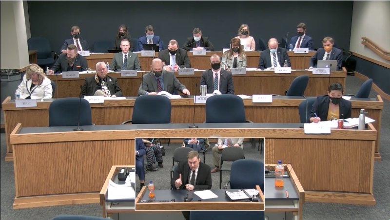 Chris Sevier testifies during a House Committee on General Laws hearing on Monday, Feb. 22 - SCREENSHOT VIA MISSOURI HOUSE LIVESTREAM