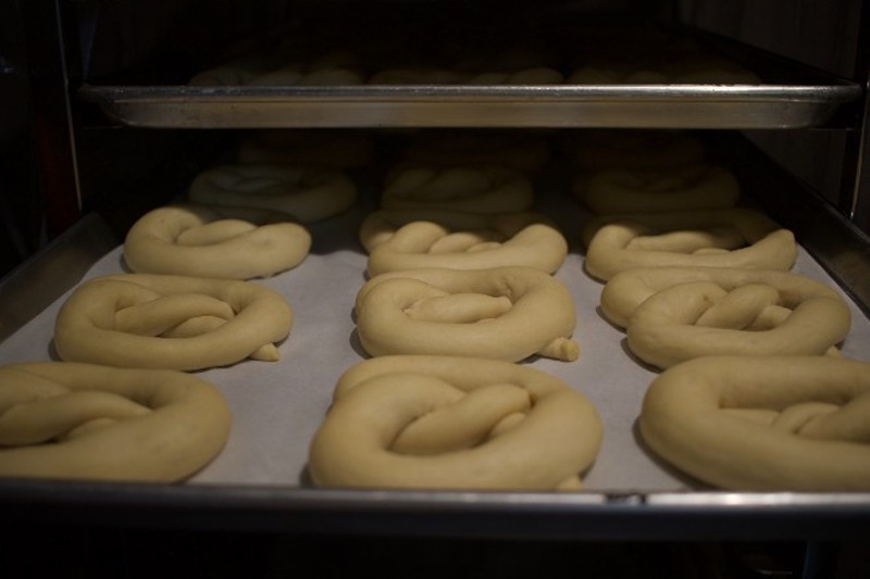 Sourdough pretzels are a staple of the bakery's menu. - CHERYL BAEHR