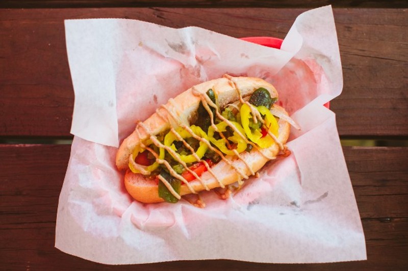 The Very Very Veggie Dog from Steve's Hot Dogs is one of the best in the country, according to PETA. - COLBY CRAIG