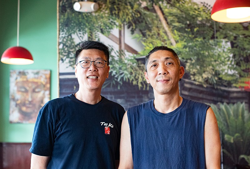 Manager Alu Sun and chef-owner Calvin Koong. - MABEL SUEN