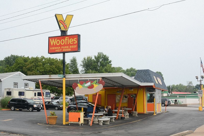 Woofie's has been serving authentic Chicago-style Vienna beef dogs for decades. - ANDY PAULISSEN