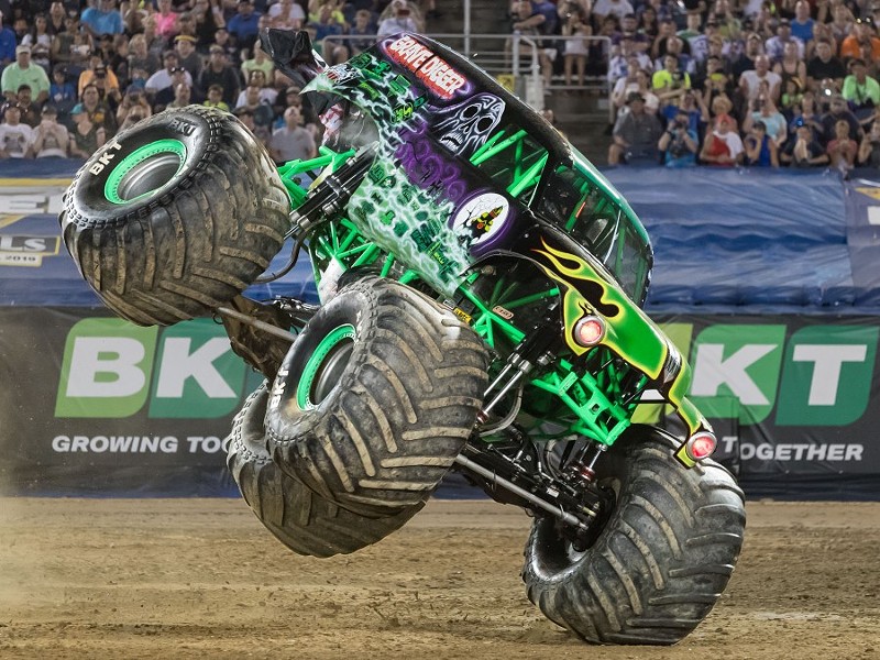 Grave Digger is just one of twelve trucks headed to town in January. - COURTESY SALLIE PALMIERI REGO / FELD ENTERTAINMENT