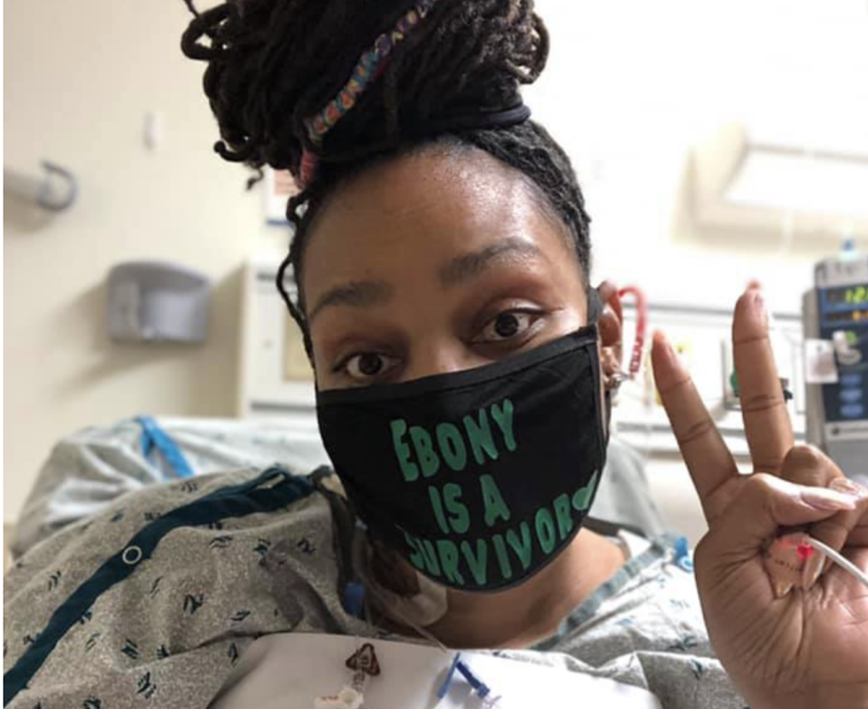 Ebony Thomas-Smith is fighting for her life — again.