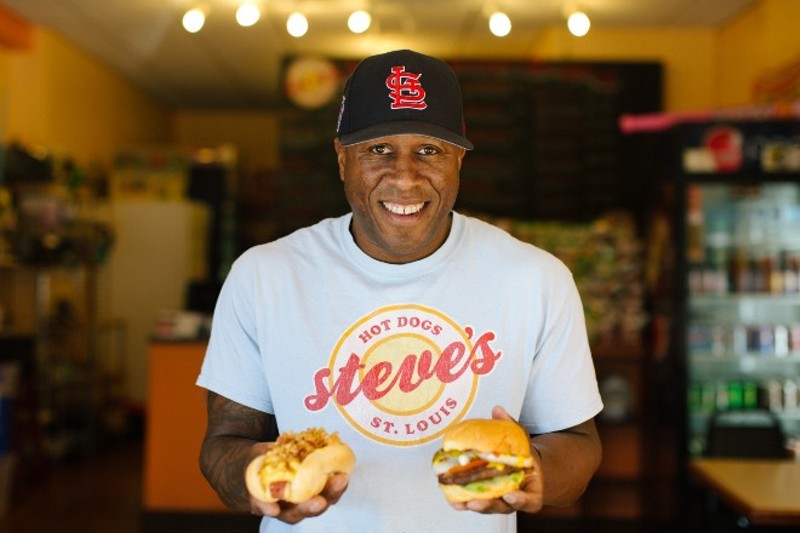 Steve Ewing is excited to welcome guests to the new South Grand location of Steve's Hot Dogs. - COLBY AT MATCHBOX