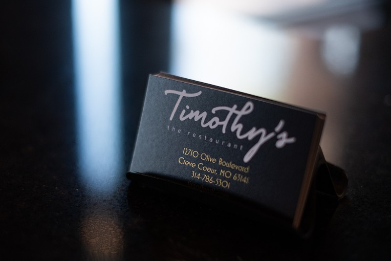 Timothy's The Restaurant is now open in Creve Coeur. - PHUONG BUI
