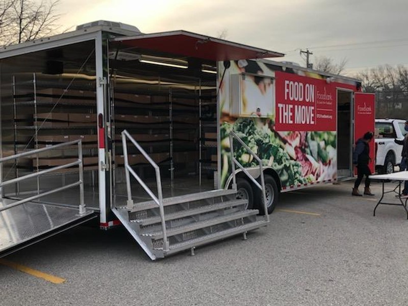 The "Food on the Move" vehicle brings meals to the area. - COURTESY ST. LOUIS AREA FOODBANK