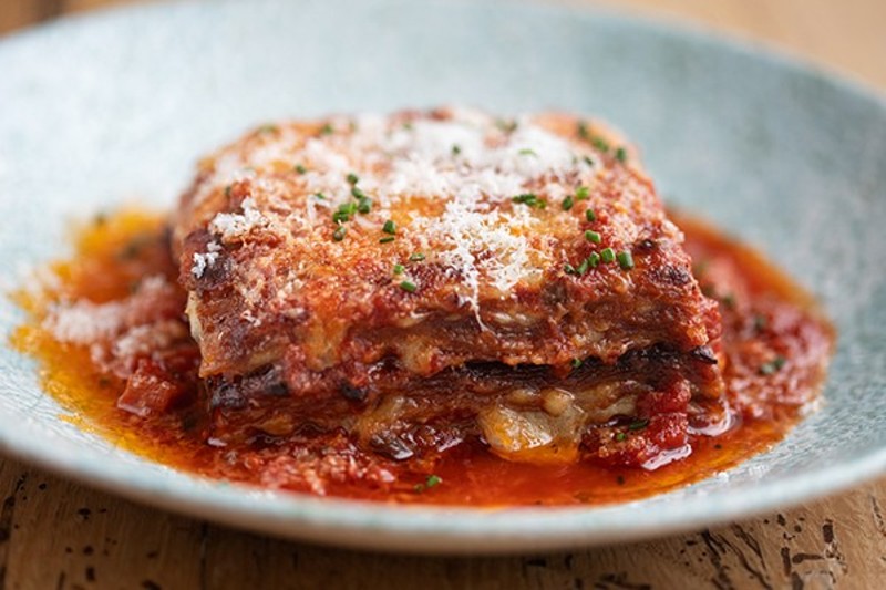 O+O Pizza's eggplant parmesan is so beloved, Blues Captain Ryan O'Reilly had it shipped to his parents in Canada. - MABEL SUEN