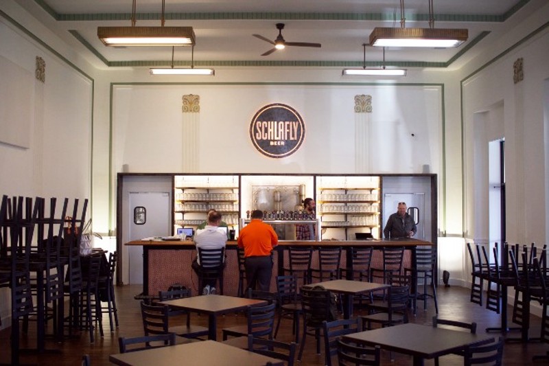 It was important for the Schlafly team to maintain the historic integrity of the building. - CHERYL BAEHR