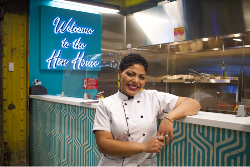 Chef Brandi Artis is excited to show off her Creole cooking skills at 4 Hens. - CHERYL BAEHR