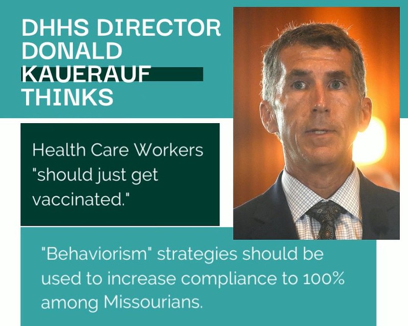 Starting in mid-January, memes and videos targeting Kauerauf — particularly over his positive stance toward vaccines — spread across Facebook and Telegram. - SCREENSHOT VIA FACEBOOK