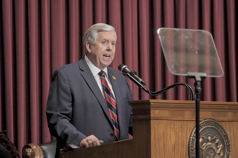 Missouri Gov. Mike Parson defended his pick for DHSS director, only to see him falter at confirmation. - TIM BOMMEL/HOUSE COMMUNICATIONS
