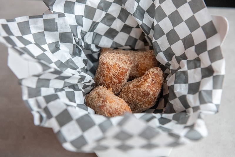 Nutella-filled doughnuts have been a crowd pleaser. - Vu Phong