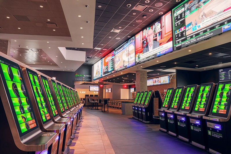 The new sportsbook at Casino Queen. - Courtesy of DraftKings at Casino Queen