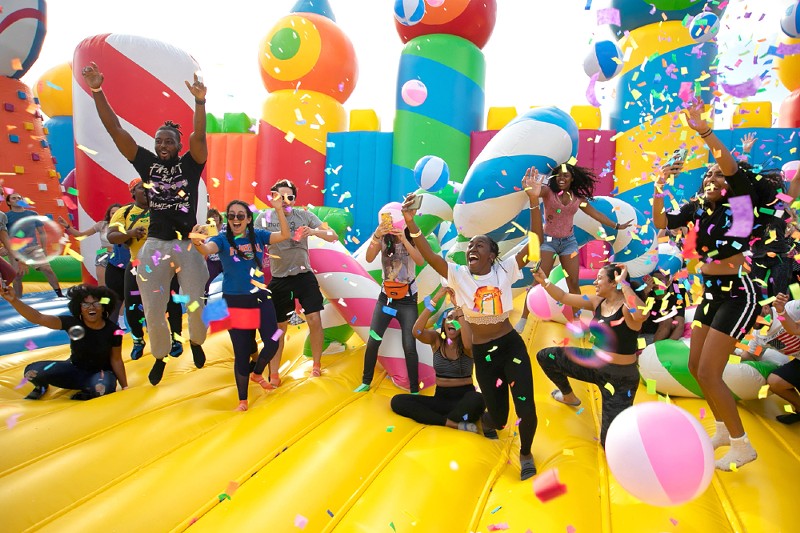 Adults and kids can get in on the fun. - Courtesy Big Bounce America / Sarasota Experience