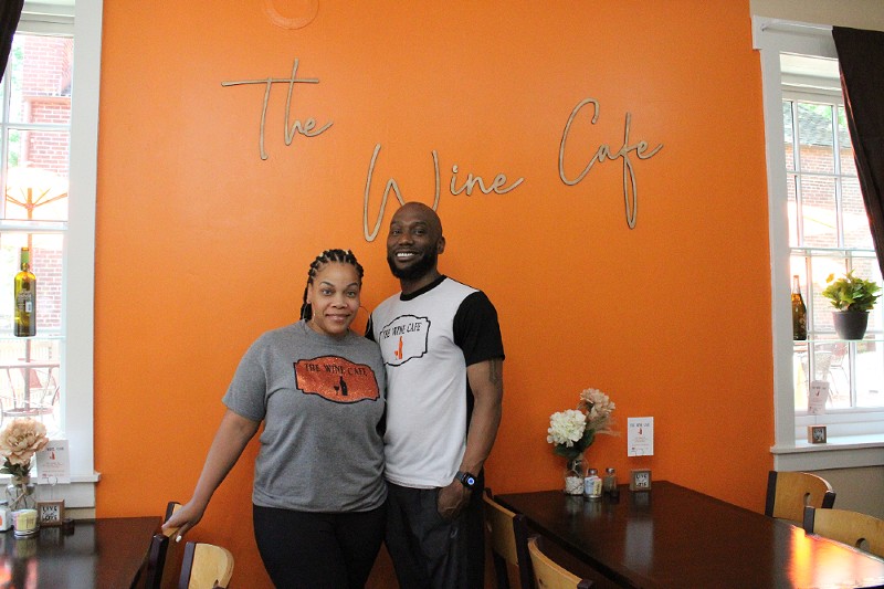 The Wine Cafe is run by husband and wife duo Terrence and Tiara Curry. - Jenna Jones
